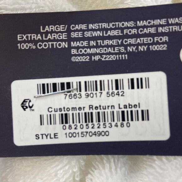 - Hudson Park VELOUR ROBE S/M - Picture 5 of 7